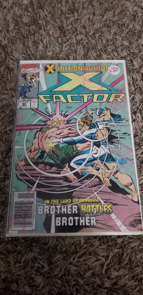 XFactor - Marvel Comics Group (60 - Nov 1990) comic book collectible - Main Image 2