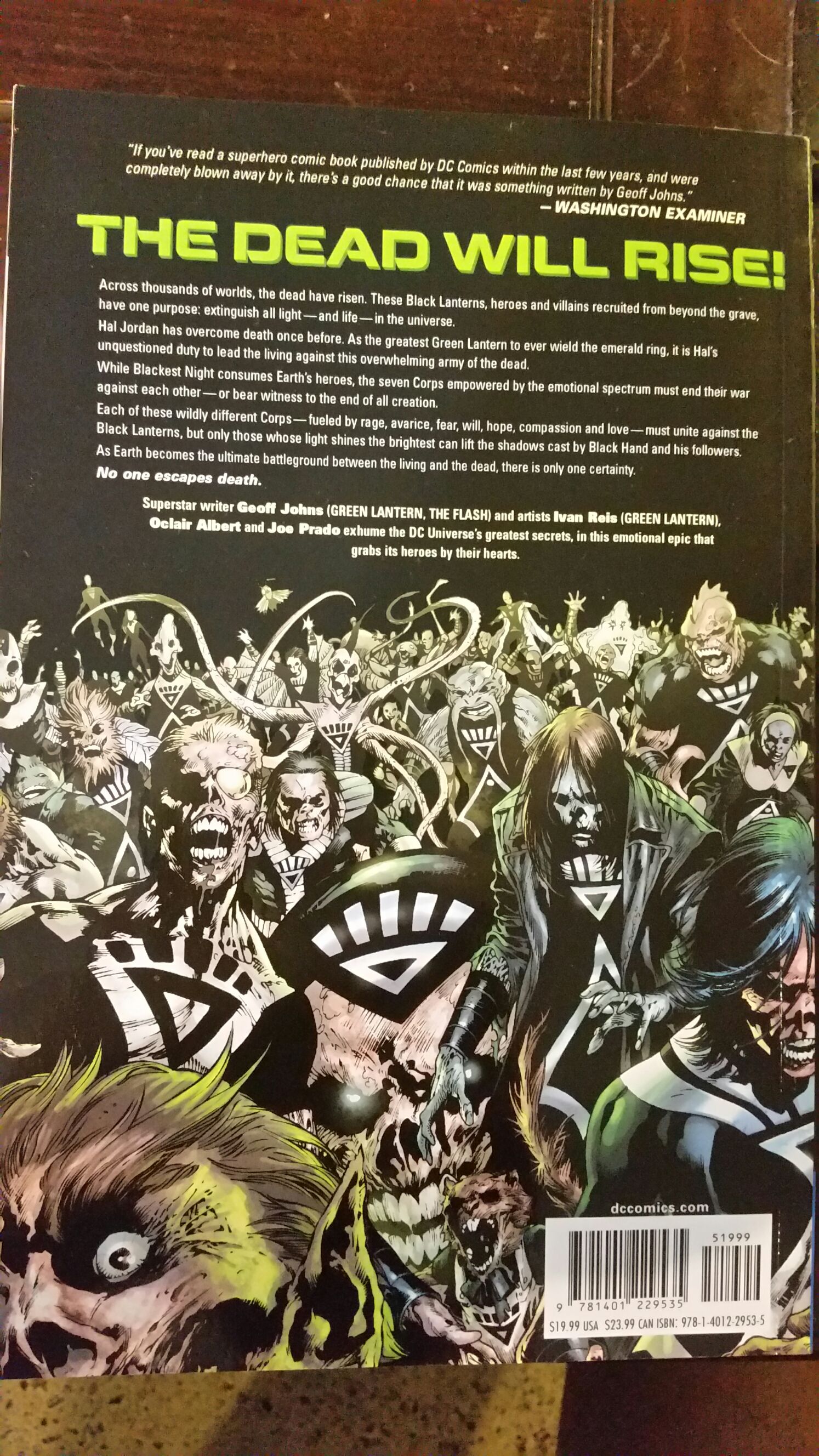 Blackest Night - DC Comics (0) comic book collectible [Barcode 702481226930] - Main Image 2