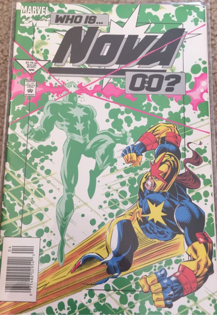 Nova - Marvel (4 - Apr 1994) comic book collectible [Barcode 071486029540] - Main Image 1