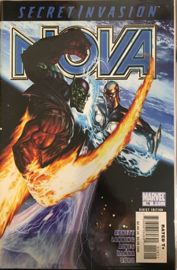 Nova (2007 4th Series)#16 - Marvel (16 - Oct 2008) comic book collectible [Barcode 75960606064101611] - Main Image 1