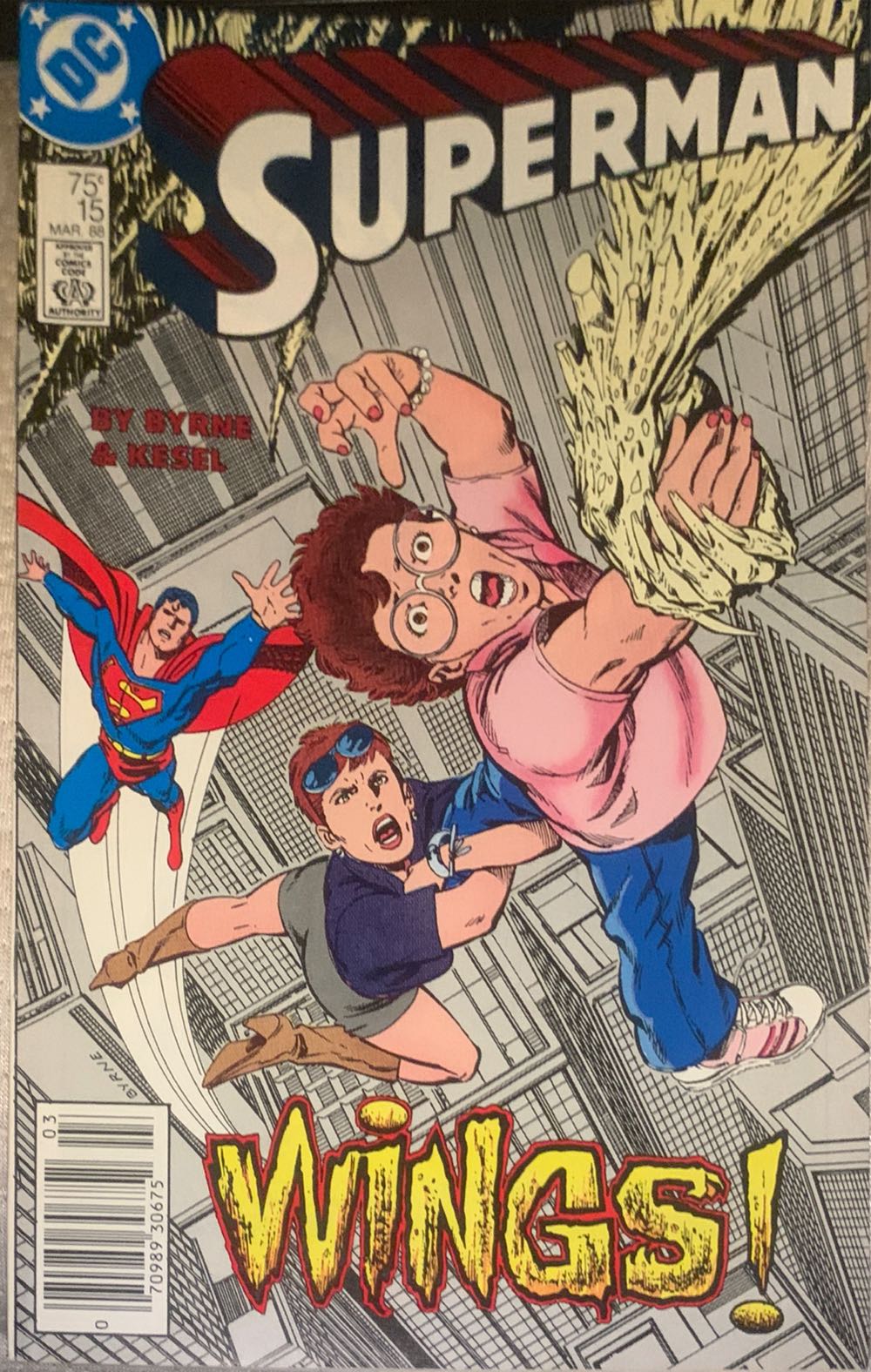 Superman - DC Comics (15 - Mar 1988) comic book collectible [Barcode 070989306752] - Main Image 2