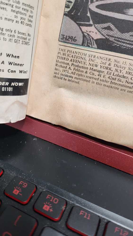 The Phantom Stranger - DC (Detective Comics) (15 - Oct 1971) comic book collectible - Main Image 3