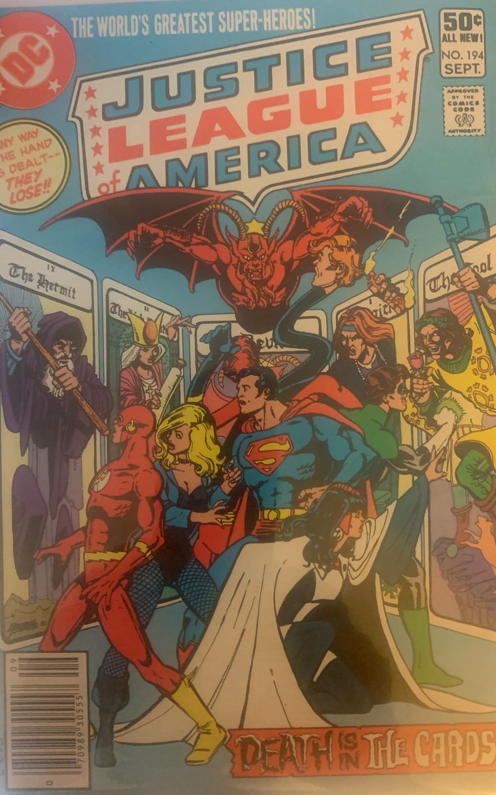 Justice League Of America - DC Comics (194 - Sep 1981) comic book collectible [Barcode 070989305557] - Main Image 2