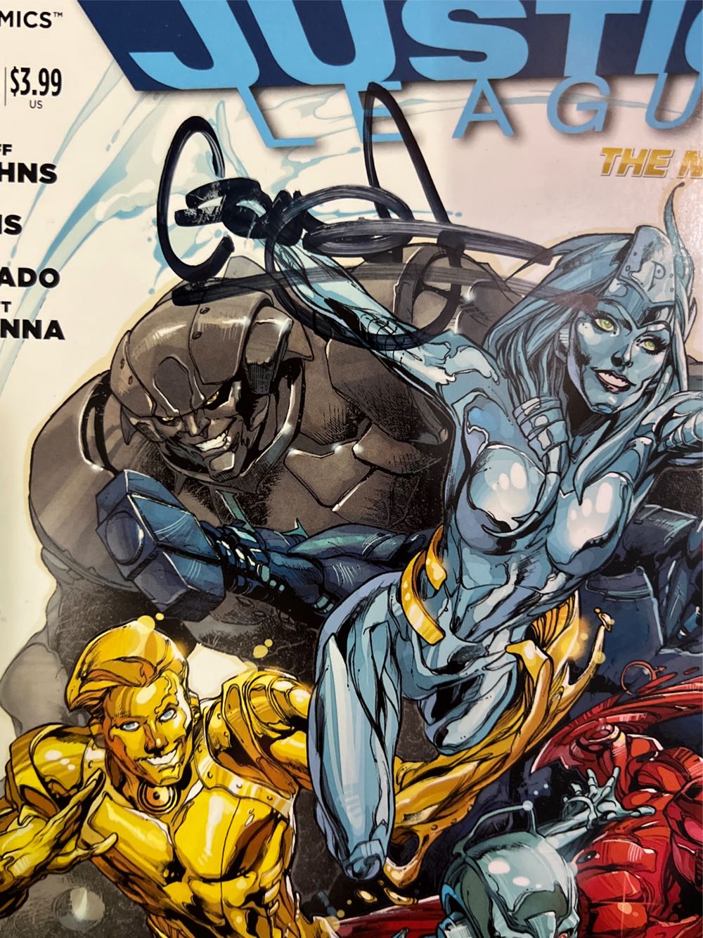 Justice League - DC  Comics (28 - Apr 2014) comic book collectible [Barcode 76194130593602811] - Main Image 3