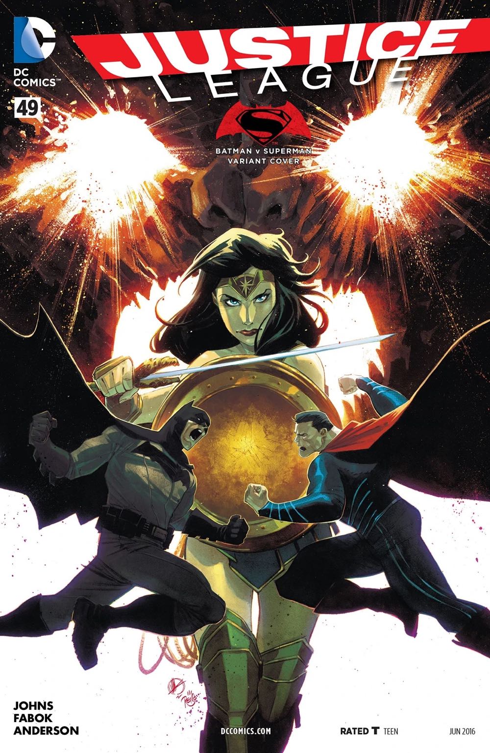 Justice League - DC Comics (49 - Jun 2016) comic book collectible [Barcode 76194130593604911] - Main Image 2