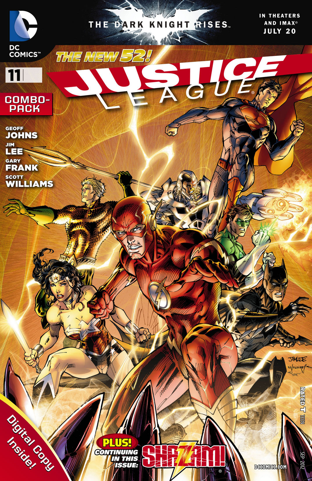 Justice League Vol. 1 - DC Comics (11 - Sep 2012) comic book collectible [Barcode 76194130593601111] - Main Image 2