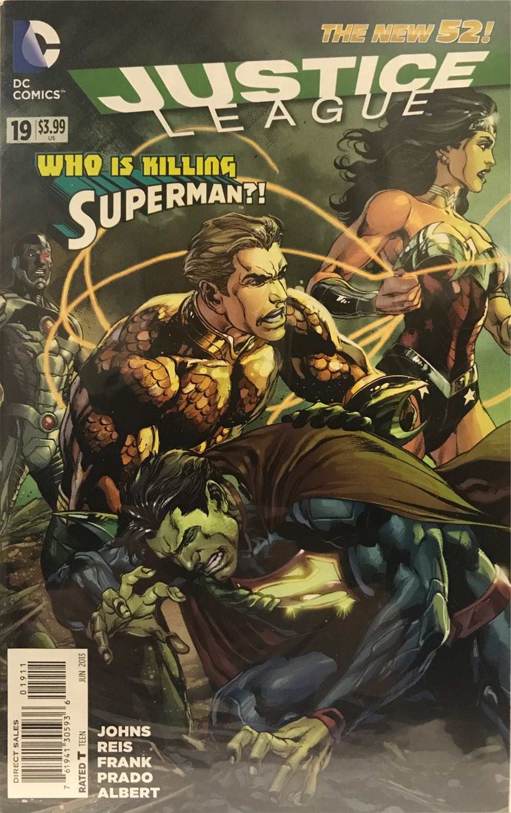 Justice League - DC Comics (19 - Jun 2013) comic book collectible [Barcode 76194130593601911] - Main Image 2