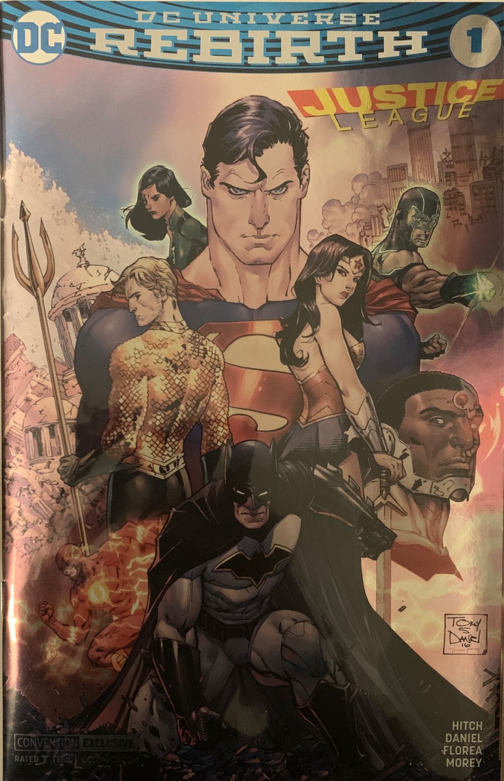 Justice League DC Universe Rebirth - DC Comics (#1A - Sep 2016) comic book collectible [Barcode 761941343495] - Main Image 2