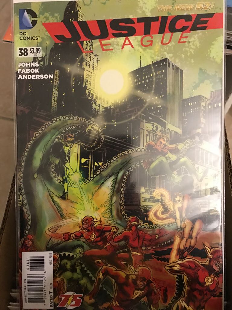 Justice League: Vol. 2 - DC Comics (38 - Mar 2015) comic book collectible [Barcode 76194130593603821] - Main Image 1