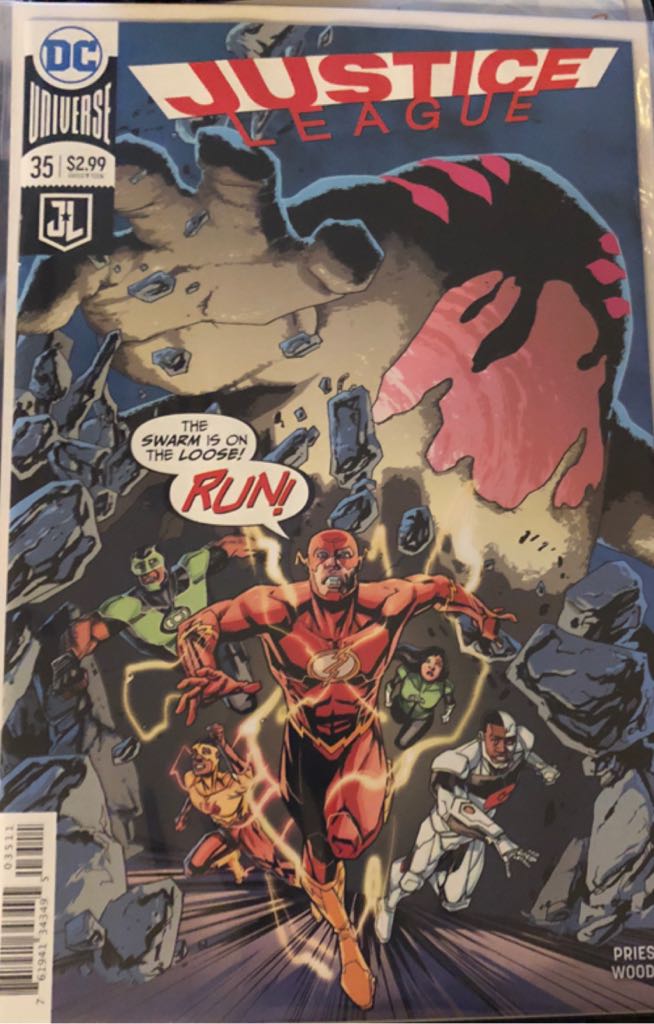 Justice League  (35 - Feb 2018) comic book collectible [Barcode 278431334349503511] - Main Image 1