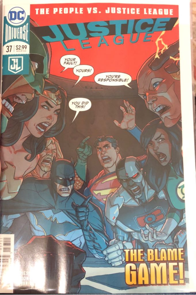 Justice League 37 - DC (37 - 01/2018) comic book collectible [Barcode 76194134349503711] - Main Image 1