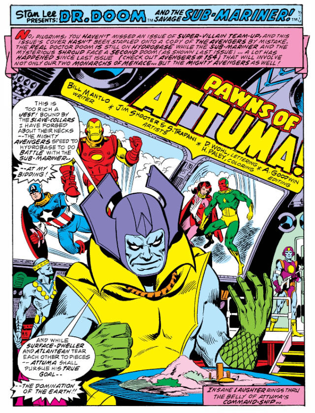 Super-Villain Team-Up - Marvel (9 - Dec 1976) comic book collectible [Barcode 071486029373] - Main Image 2