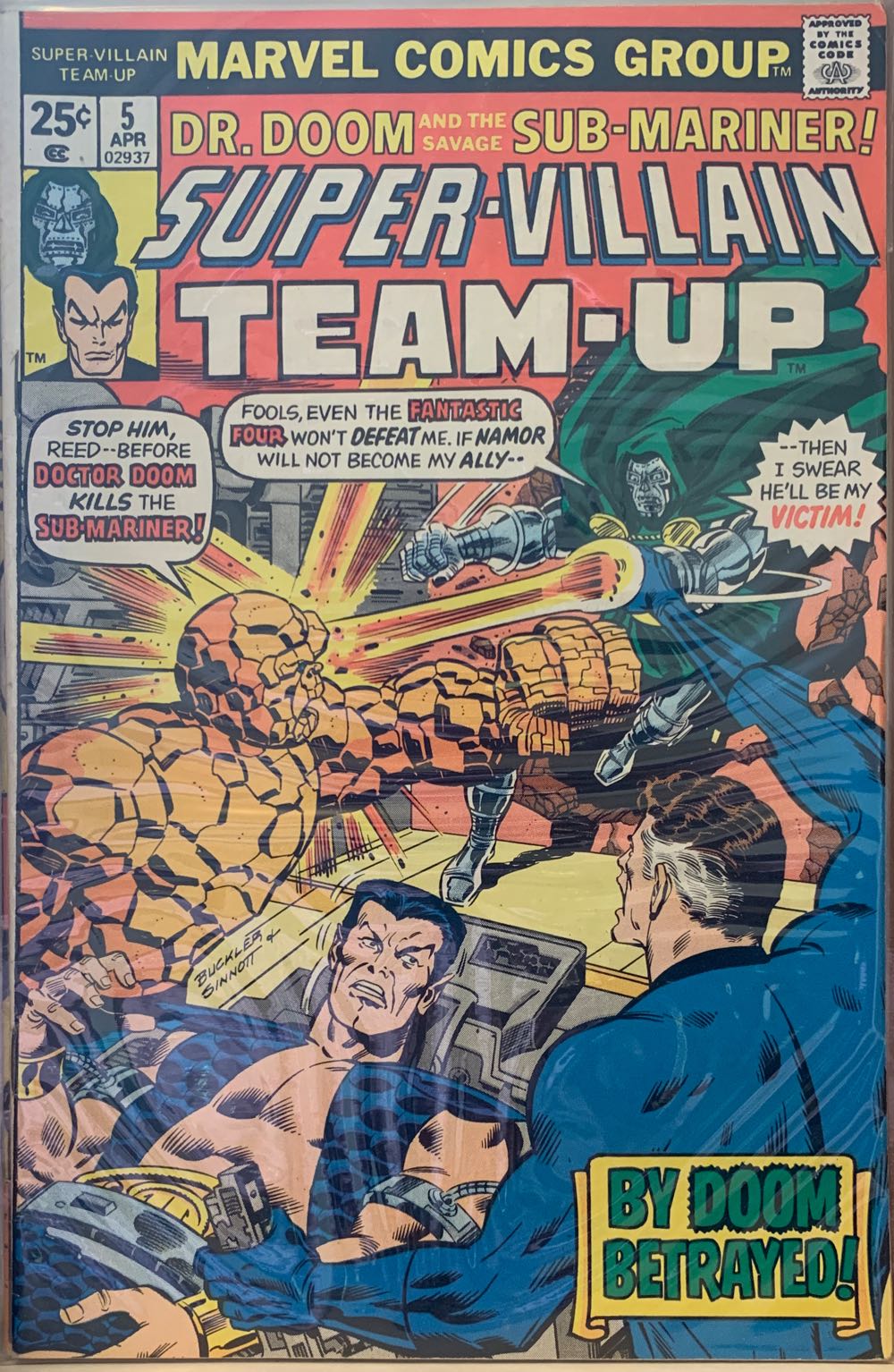 Super-Villain Team-Up - Marvel Comics Group (5 - Apr 1976) comic book collectible [Barcode 071486029373] - Main Image 2