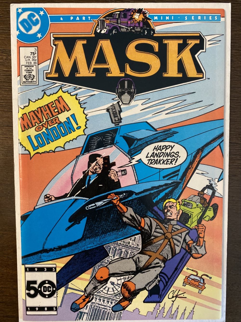 Mask Vol 1 - DC Comics (3 - Feb 1986) comic book collectible - Main Image 2