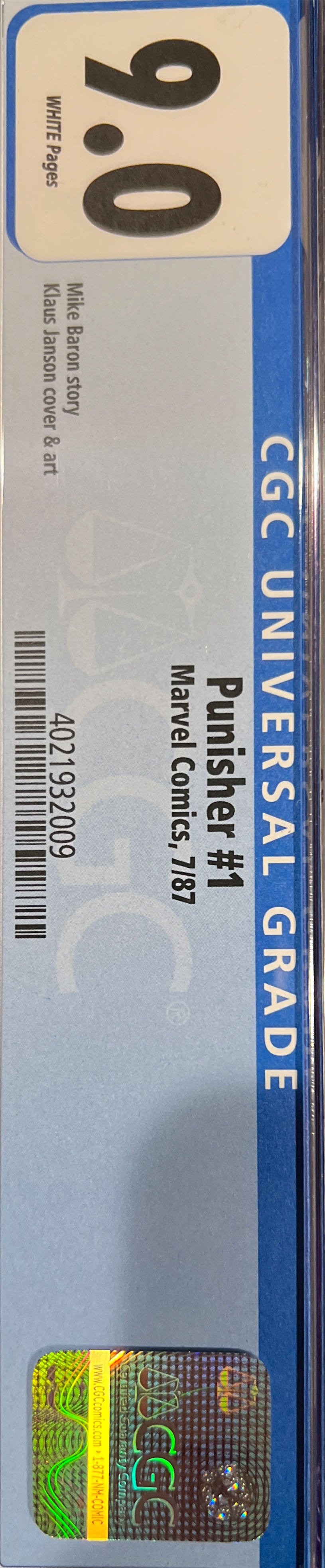 The Punisher - Marvel Ent. Group, Inc. (1 - Jul 1987) comic book collectible [Barcode 4195805804109] - Main Image 3