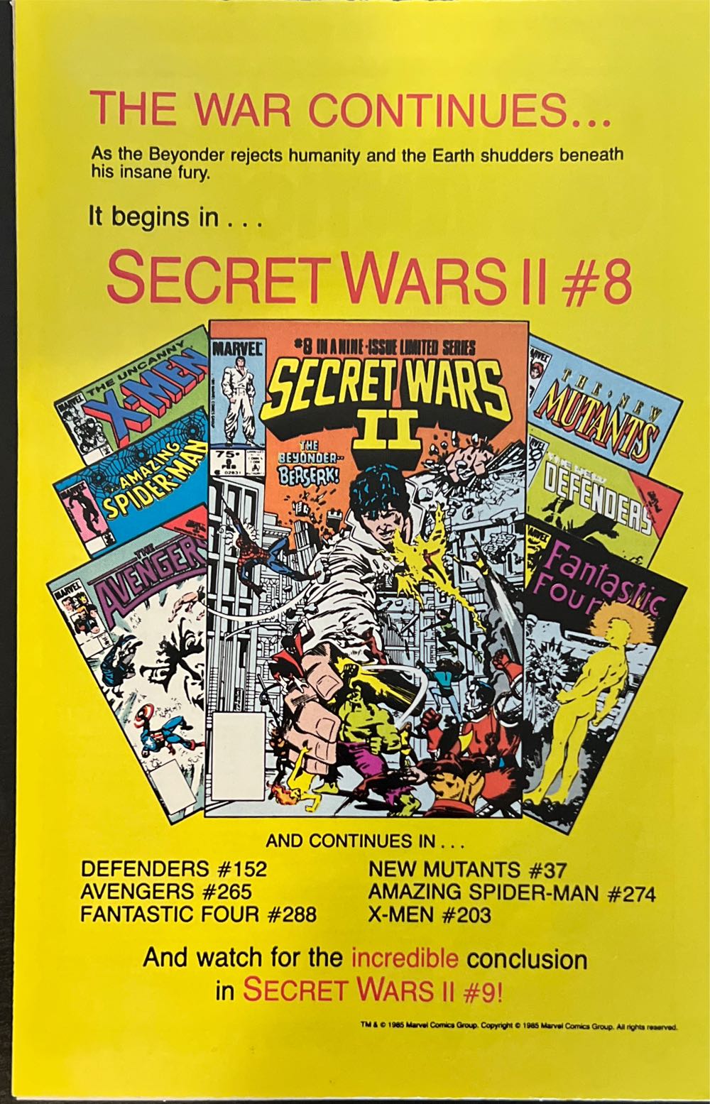 Punisher  #2     $$$$ - Marvel (2 - Feb 1985) comic book collectible [Barcode 071486028604] - Main Image 2