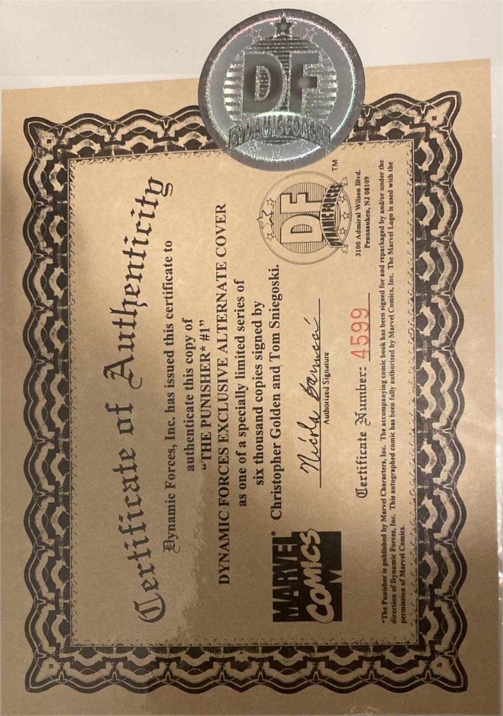 The Punisher - Marvel Comics (1 - Nov 1998) comic book collectible [Barcode 071486028604] - Main Image 2