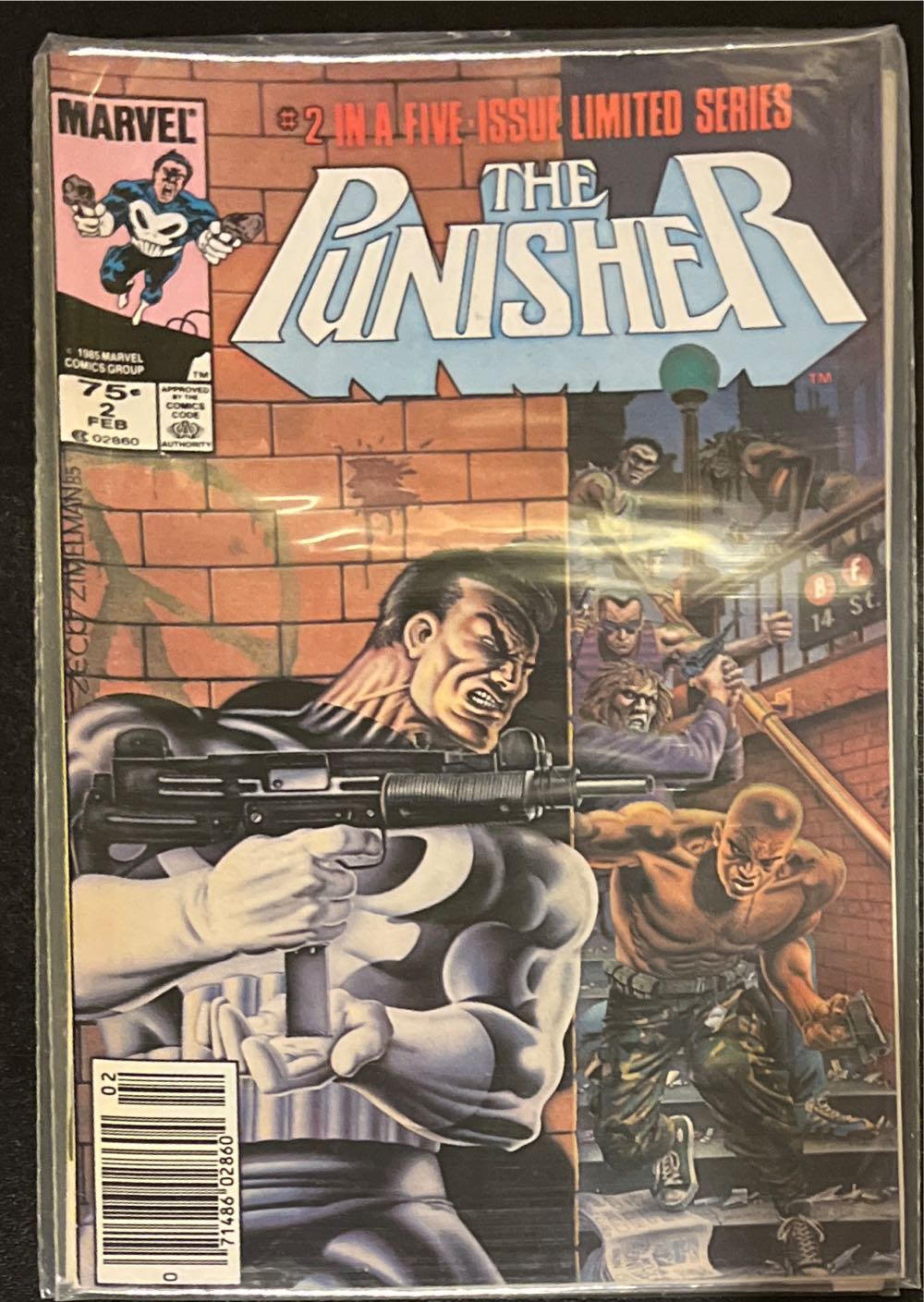 The Punisher - Marvel Comics (2 - Feb 1986) comic book collectible [Barcode 07148602860402] - Main Image 3