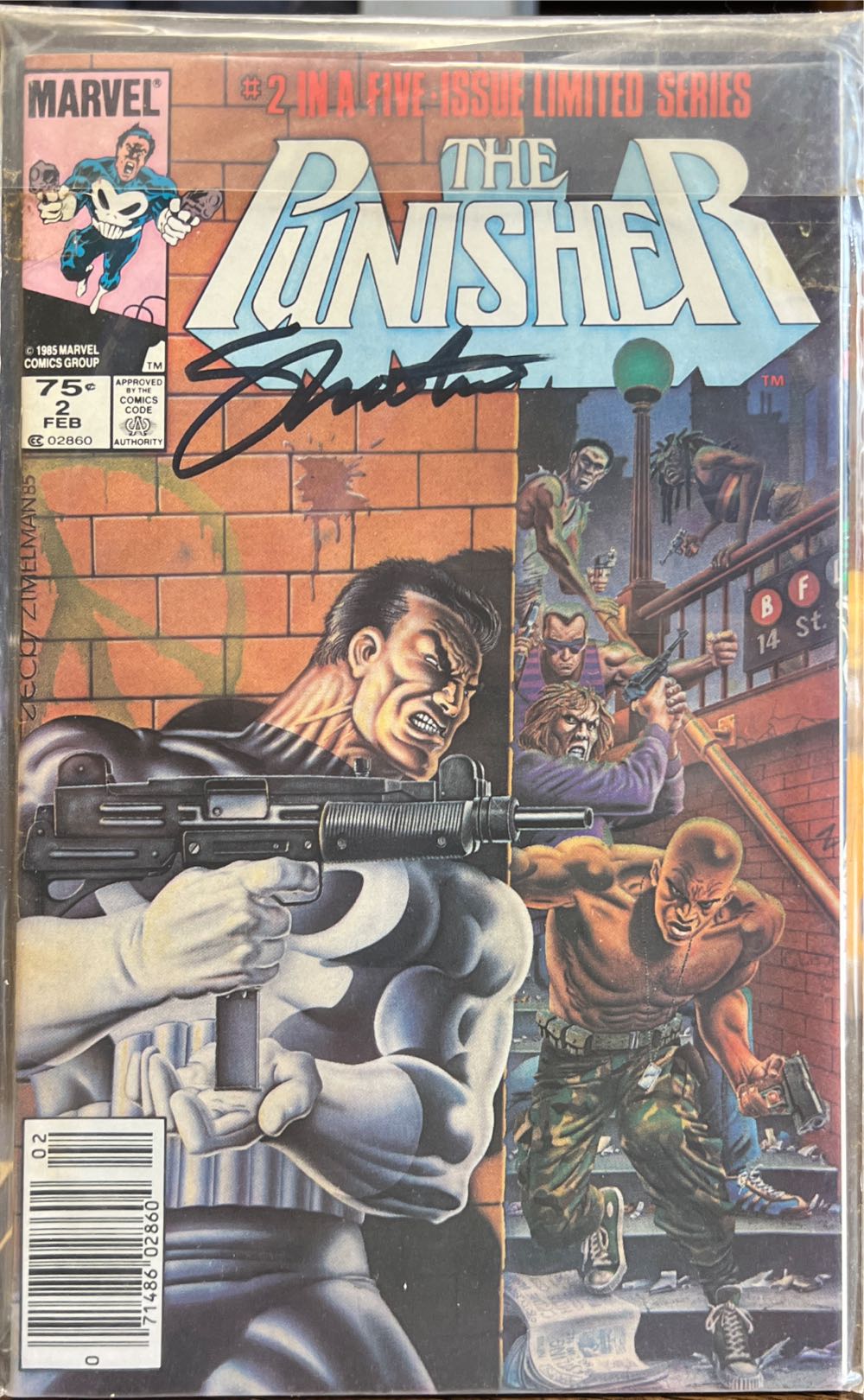 The Punisher - Marvel Comics (2 - Feb 1986) comic book collectible [Barcode 07148602860402] - Main Image 4