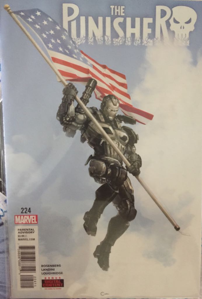 The Punisher - Marvel Comics (224 - Jul 2018) comic book collectible [Barcode 071486028604] - Main Image 1