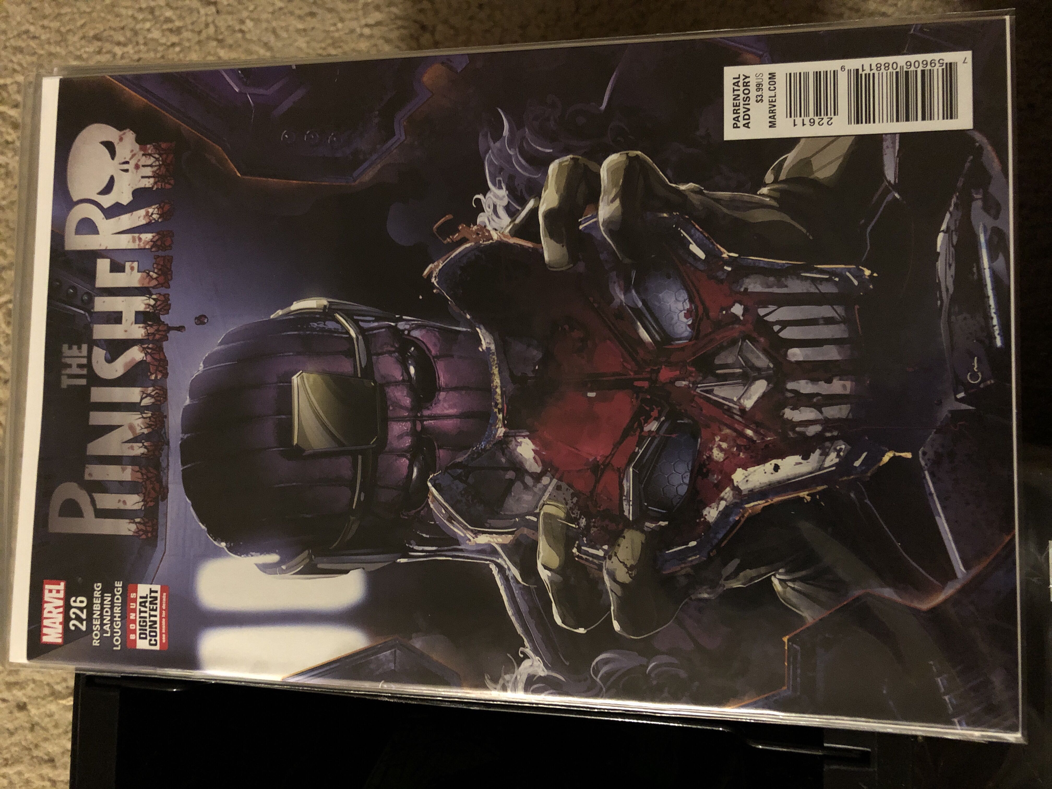 The Punisher 2016 - Marvel Comcs (226 - Aug 2018) comic book collectible [Barcode 75960608811922611] - Main Image 2