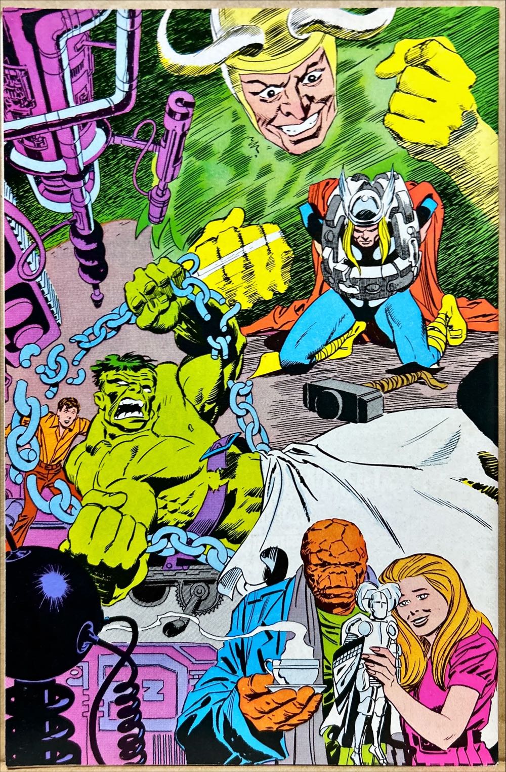 Marvel Saga: The Official History of the Marvel Universe - Marvel (7 - Jun 1986) comic book collectible [Barcode 071486025269] - Main Image 2