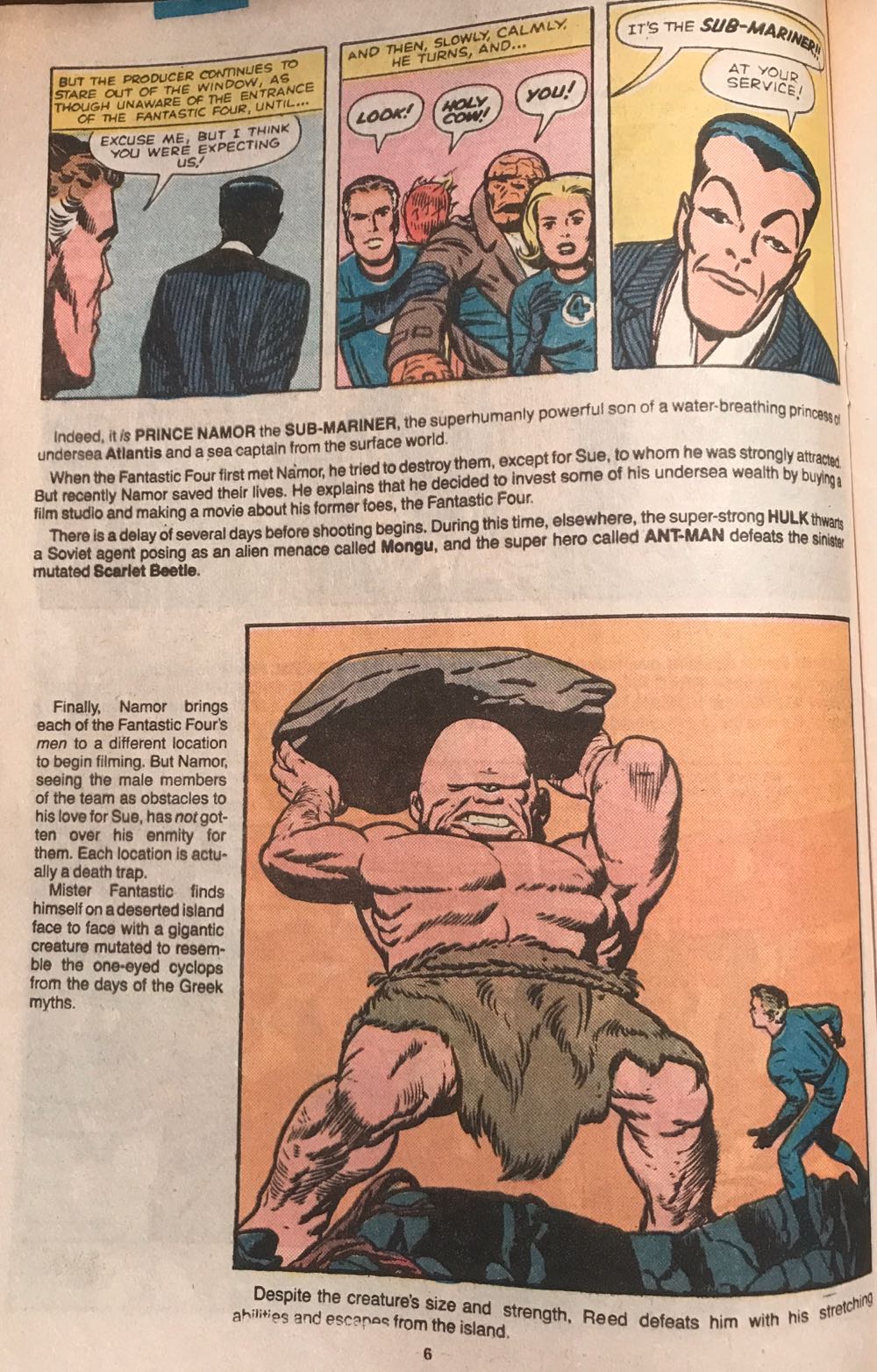 Marvel Saga: The Official History of the Marvel Universe - Marvel (8 - Jul 1986) comic book collectible [Barcode 071486025269] - Main Image 2