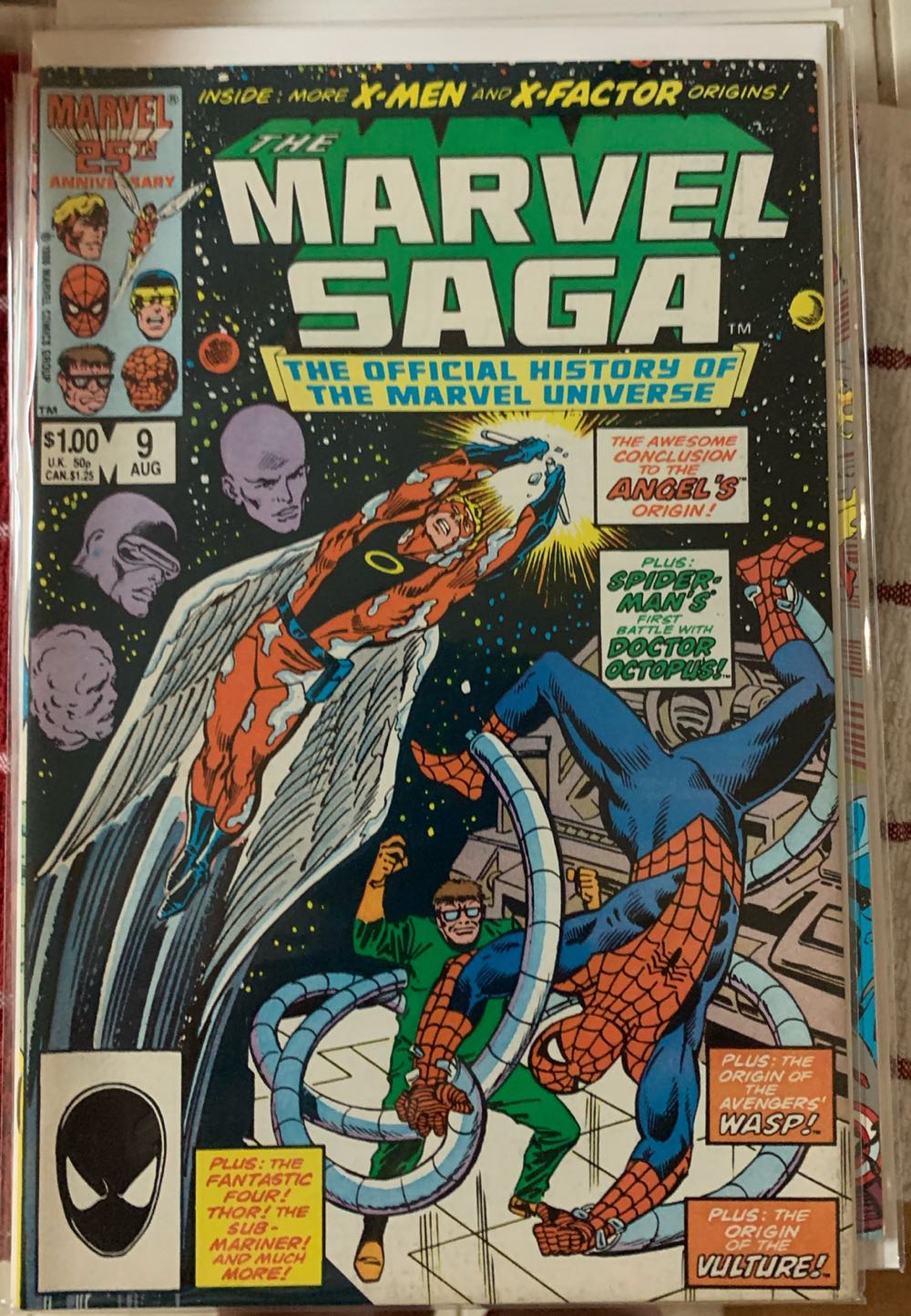 Marvel Saga: The Official History of the Marvel Universe - Marvel (9 - Aug 1986) comic book collectible [Barcode 071486025269] - Main Image 2