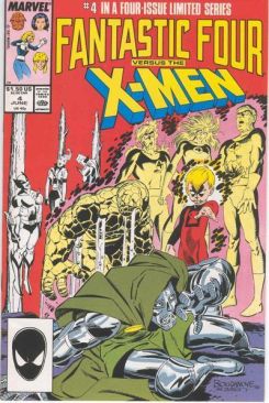 Fantastic Four vs The X-Men - Marvel Comic Group (4 - Jun 1987) comic book collectible [Barcode 071486021971] - Main Image 1