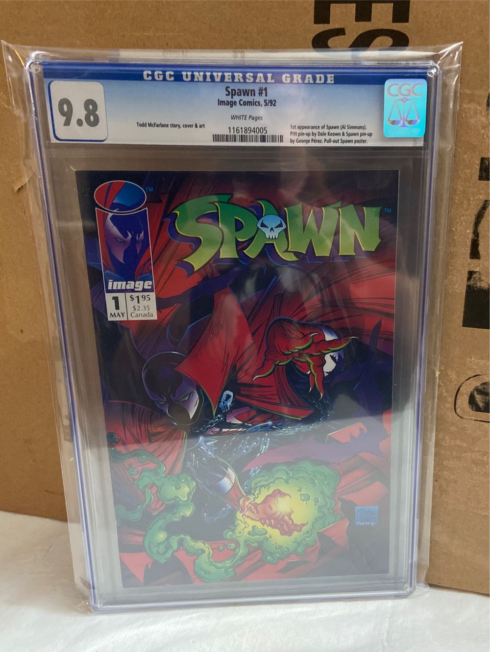 Spawn - Image Comics (1 - May 1992) comic book collectible [Barcode 070992332410] - Main Image 3