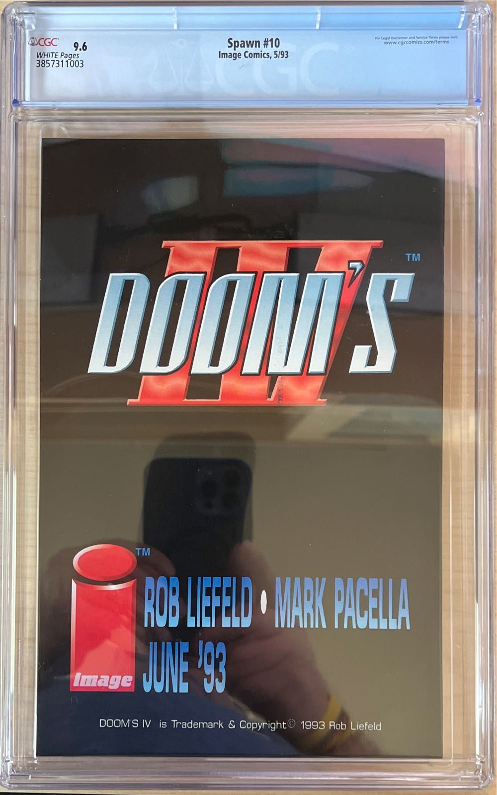 Spawn - Image Comics (10 - May 1993) comic book collectible [Barcode 070992332410] - Main Image 4