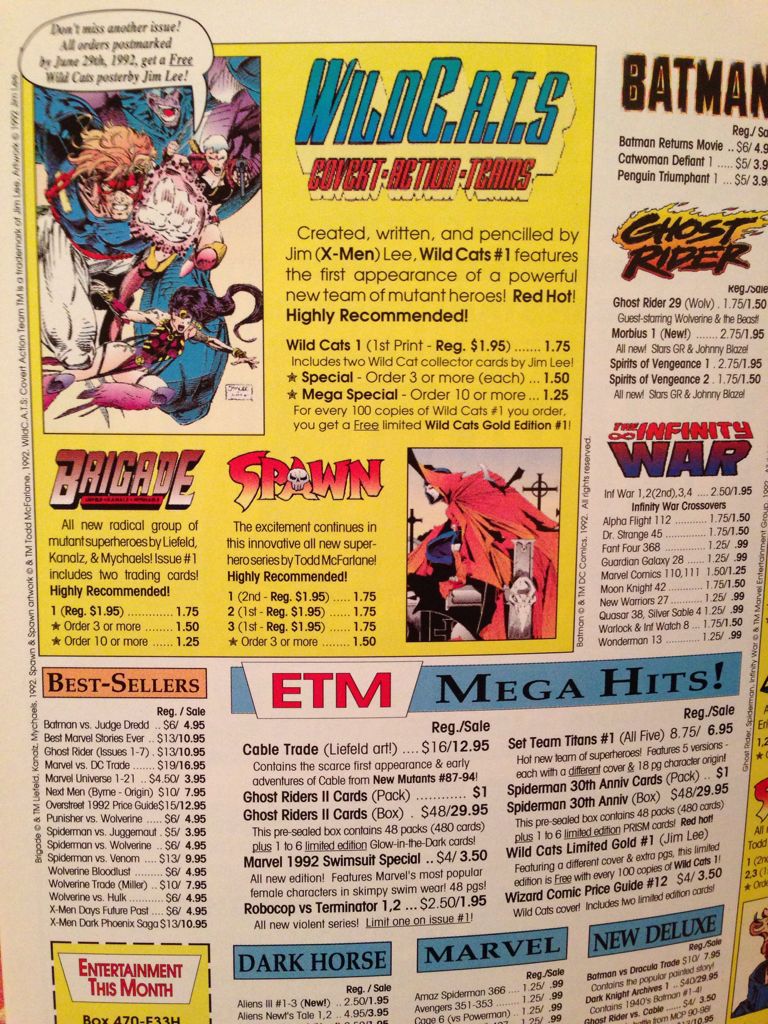 Spawn - Image Comics (1-SIGNED - May 1992) comic book collectible [Barcode 070989332416] - Main Image 2