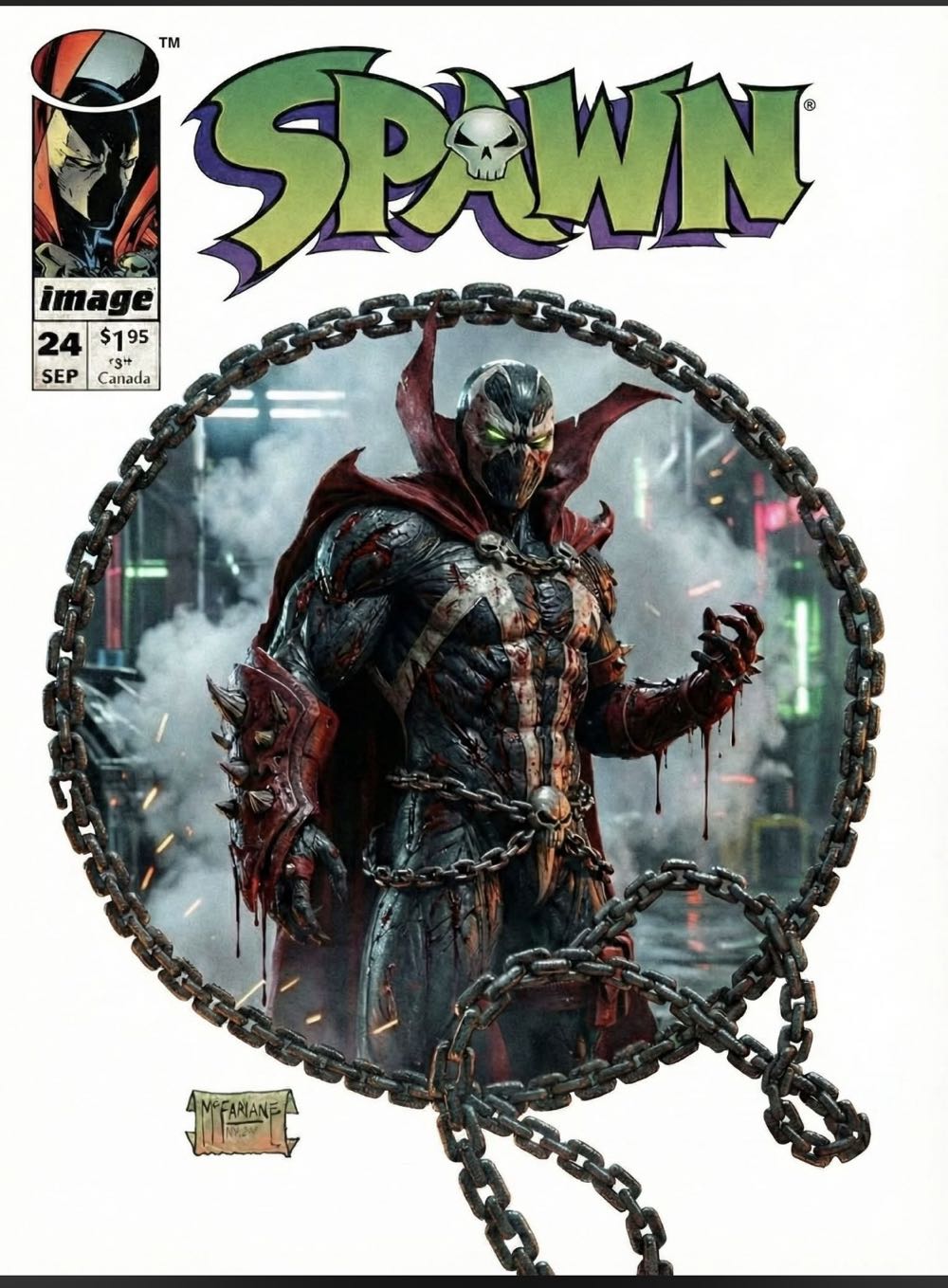 Spawn - Image Comics (35 - Sep 1995) comic book collectible [Barcode 070992332410] - Main Image 3