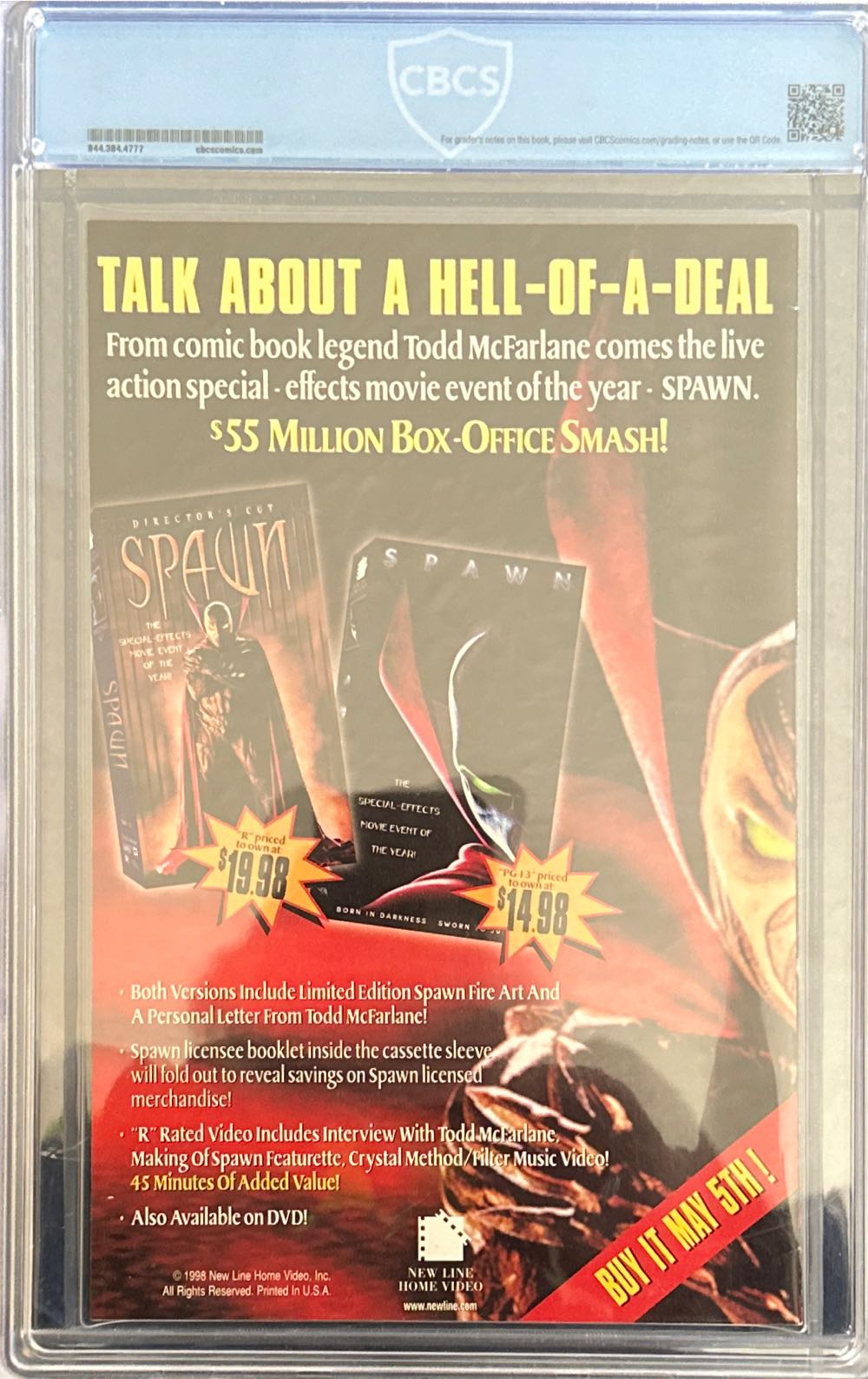 Spawn - Image (72 - Jan 1998) comic book collectible [Barcode 070989332416] - Main Image 2