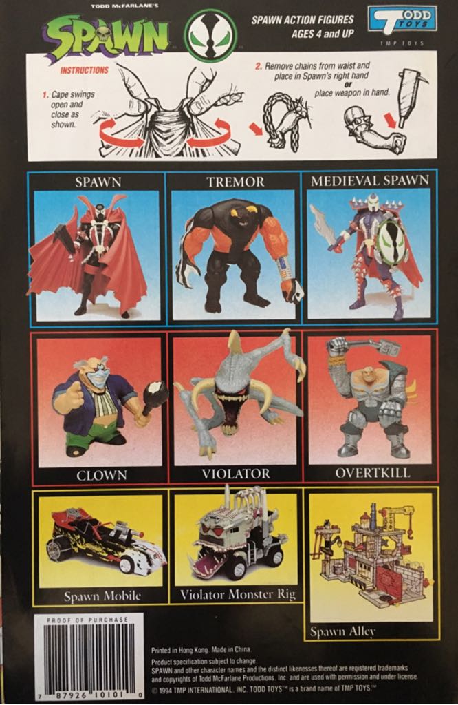 Spawn Figure - Todd Toys (1) comic book collectible [Barcode 787926101010] - Main Image 2