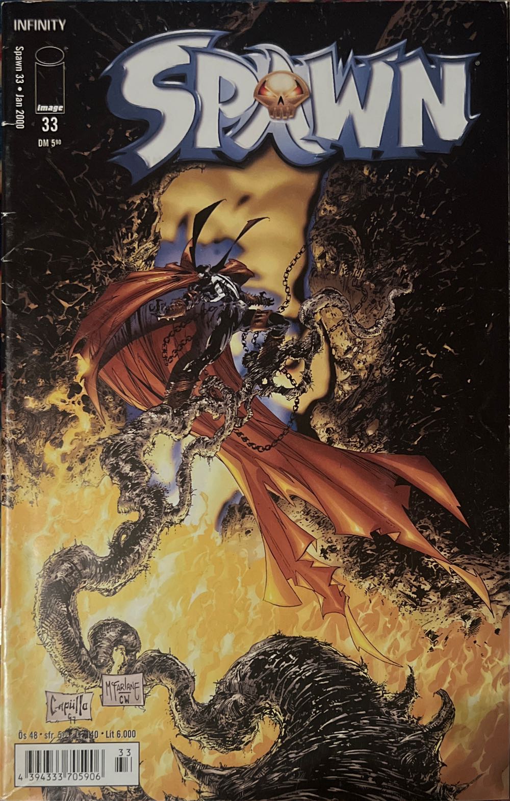 Spawn - Infinity (45 - Jan. 2001) comic book collectible [Barcode 4394333705906] - Main Image 2