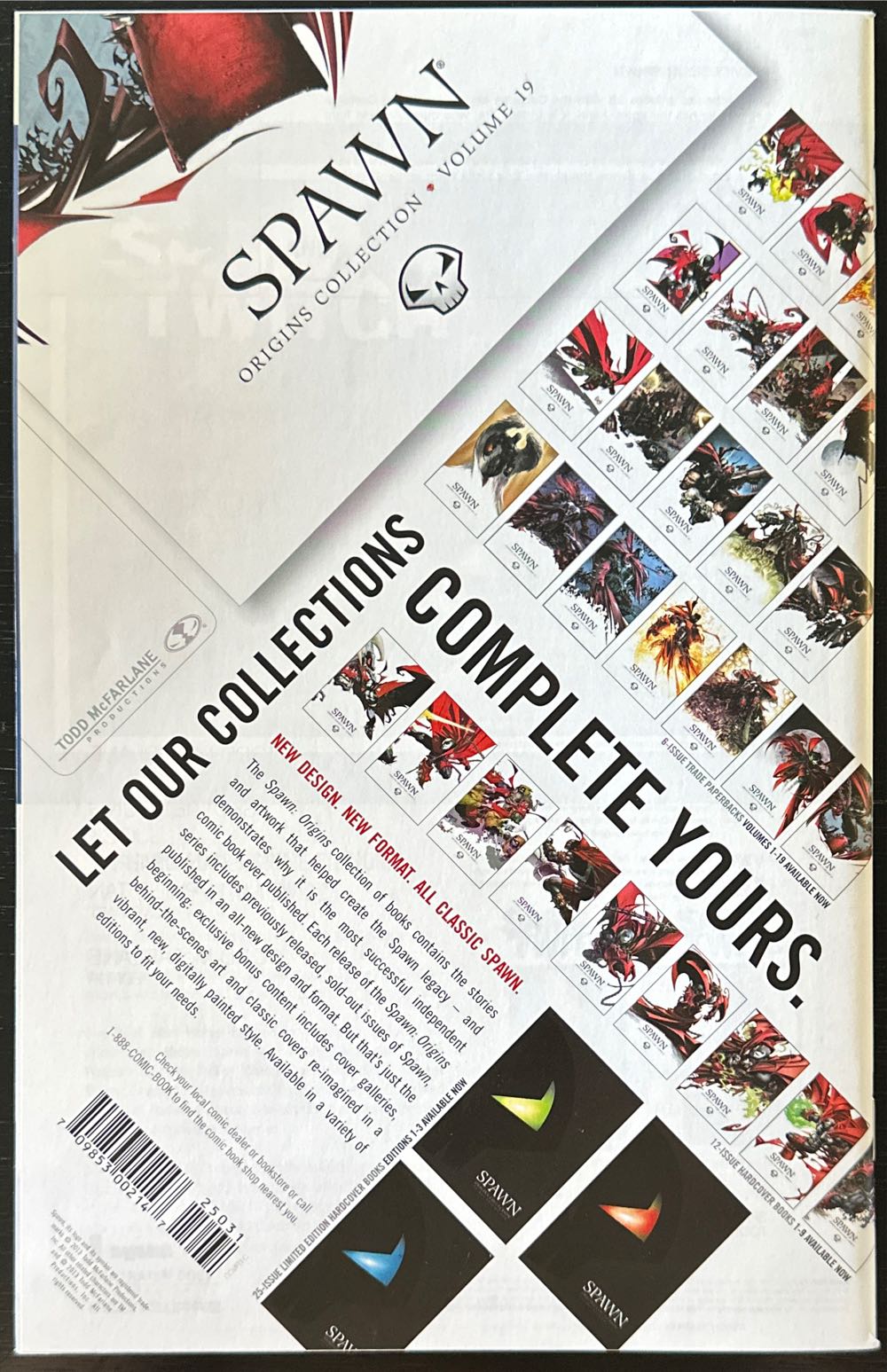 Spawn - Image Comics (250) comic book collectible [Barcode 70985300214725031] - Main Image 2