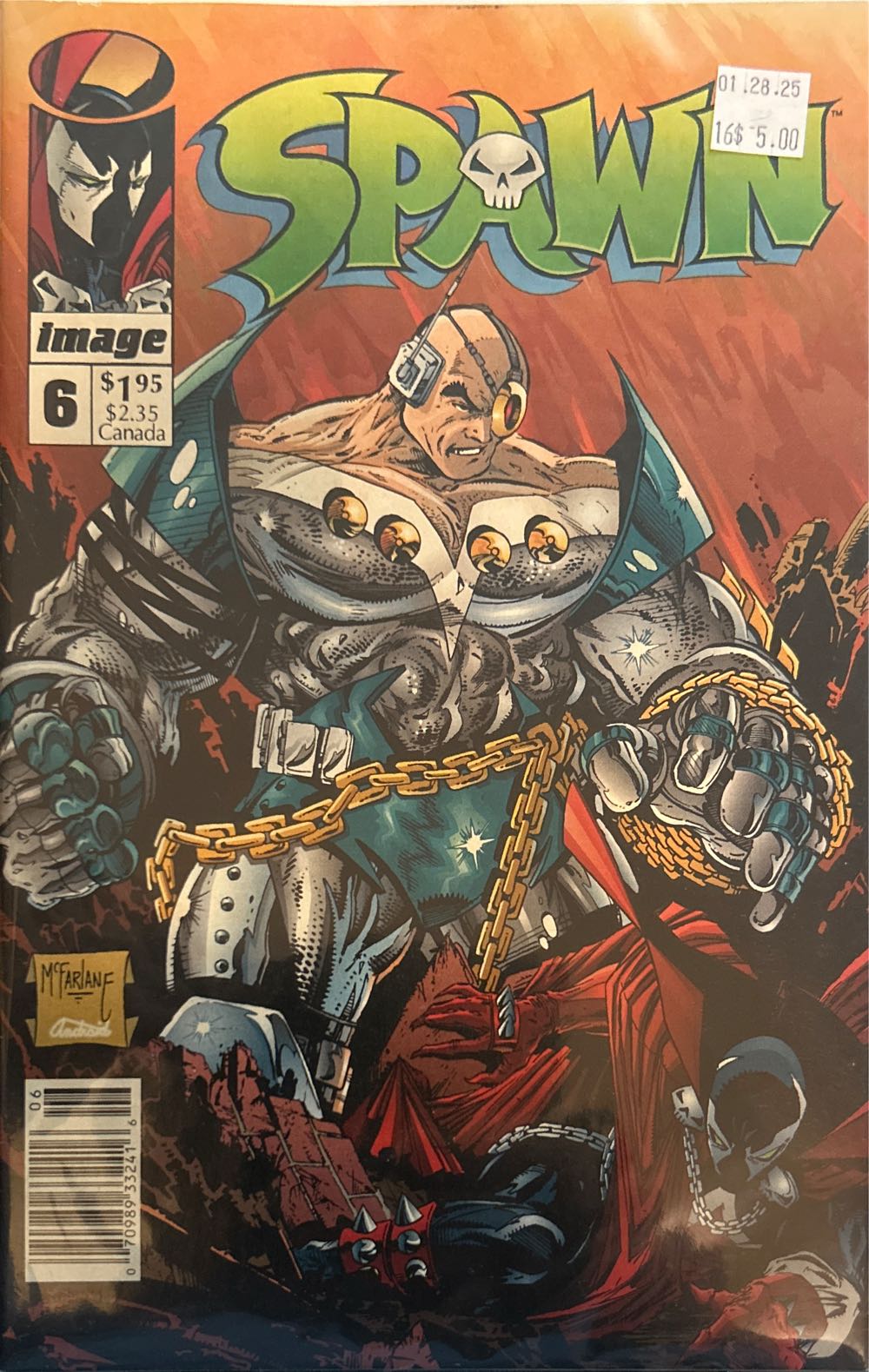 Spawn - Image (6 - Nov 1992) comic book collectible [Barcode 07098933241606] - Main Image 2