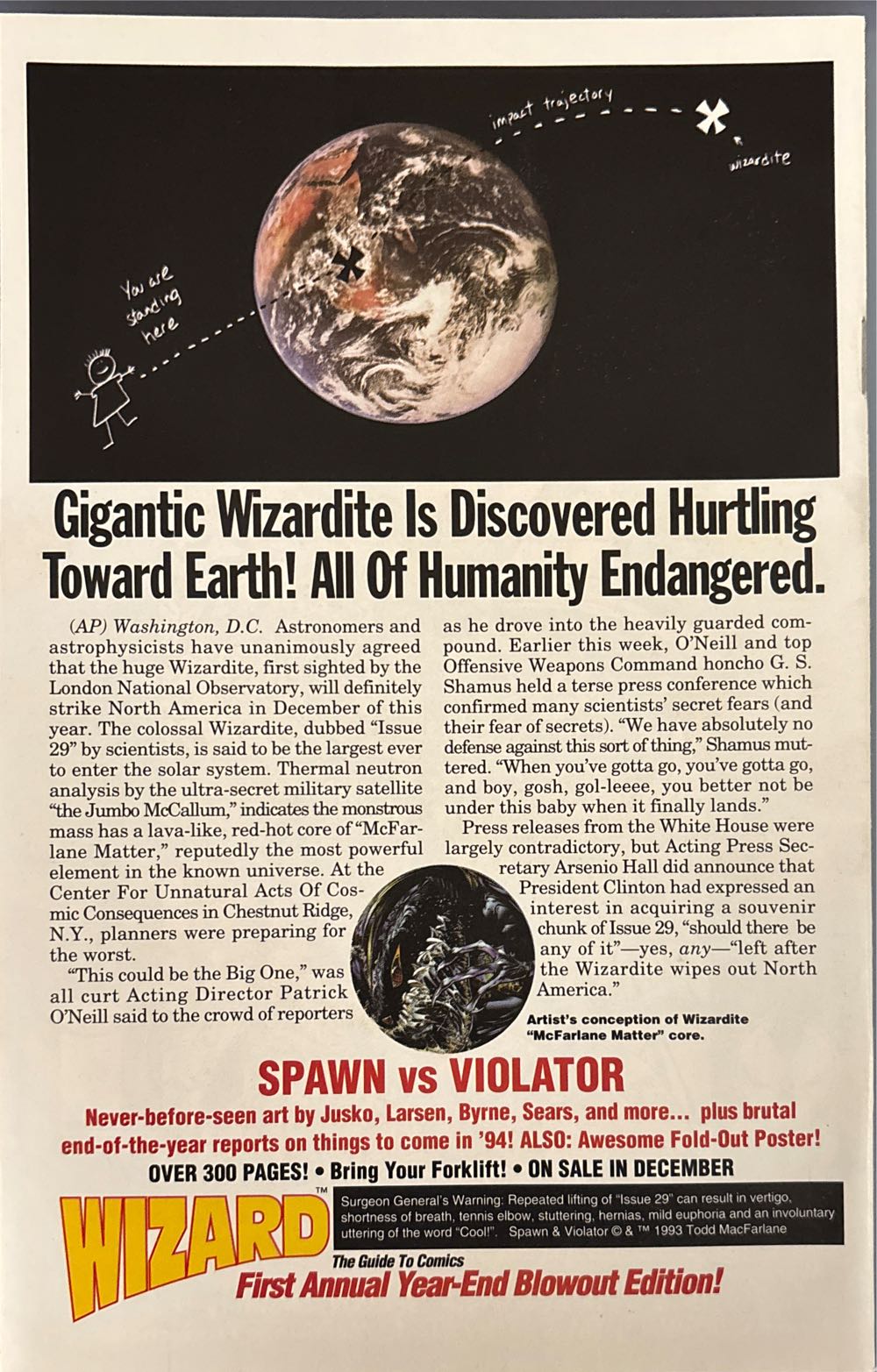 Spawn - Image Comics (14 - Sep 1993) comic book collectible [Barcode 07098933241614] - Main Image 2