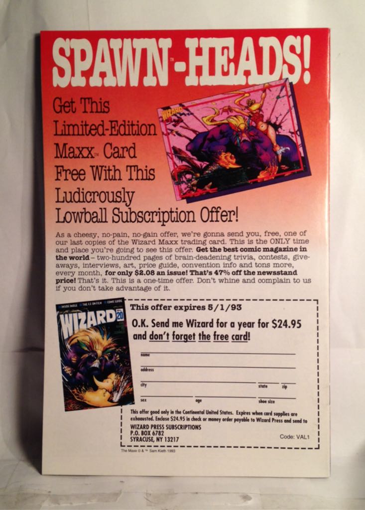 Spawn - Image Comics (8 - 02/1993) comic book collectible - Main Image 2