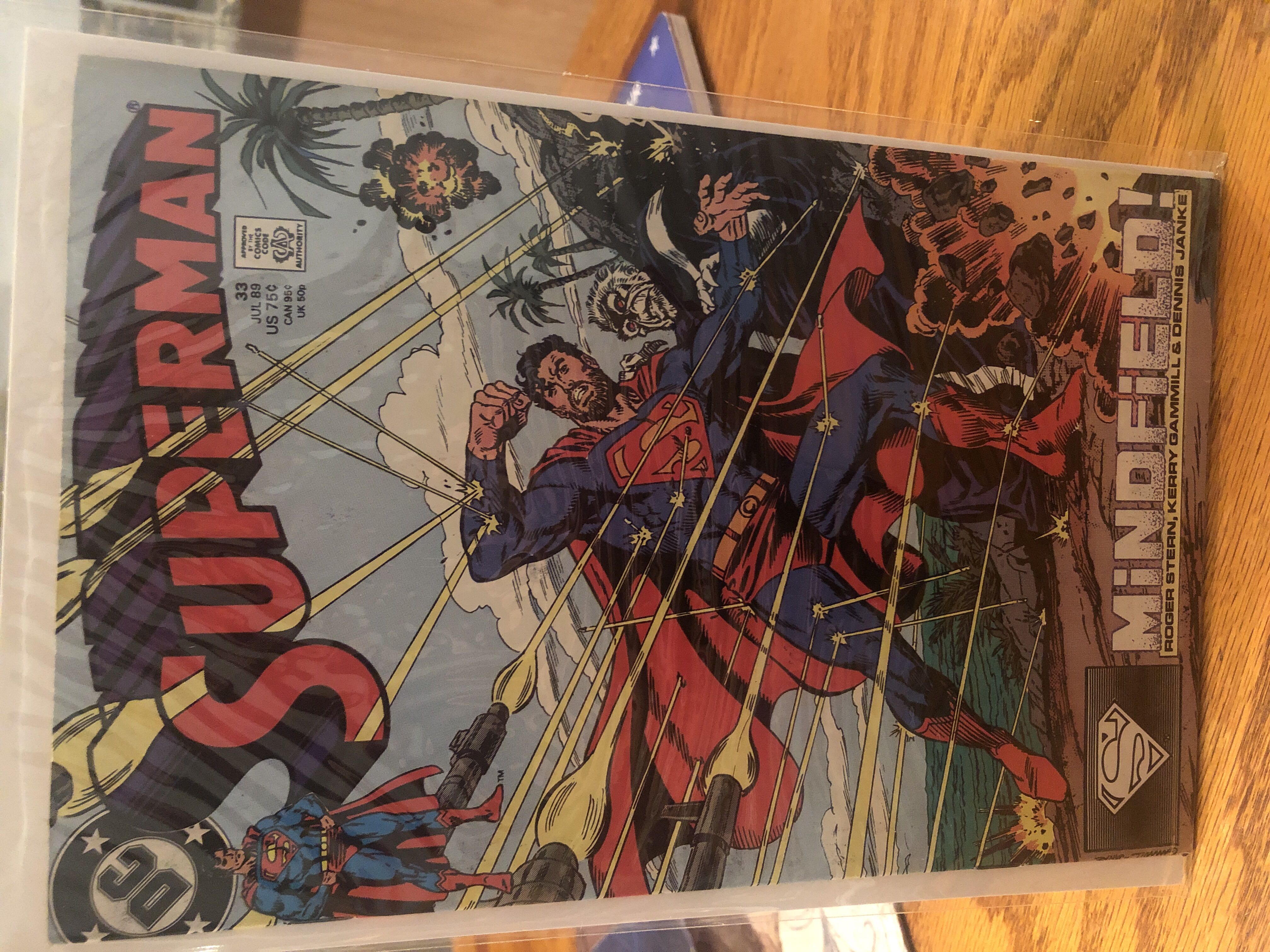 Superman, Vol. 2 - DC (33 - Jul 1989) comic book collectible [Barcode 070989306752] - Main Image 2