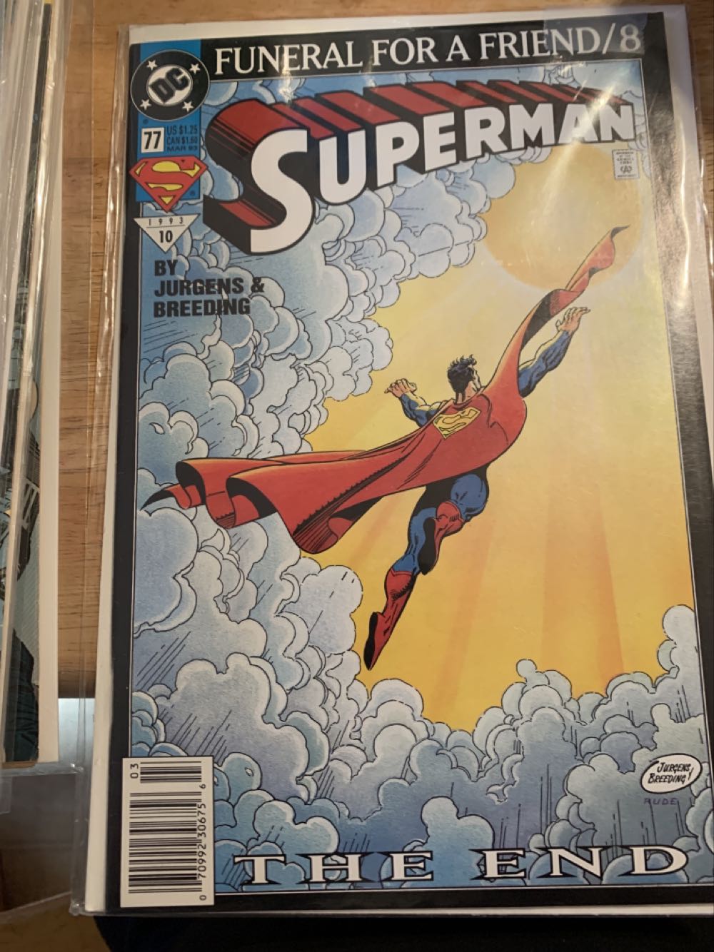Superman - SERIES/ARC/RUN (77 - Mar 1993) comic book collectible [Barcode 070992306756] - Main Image 2