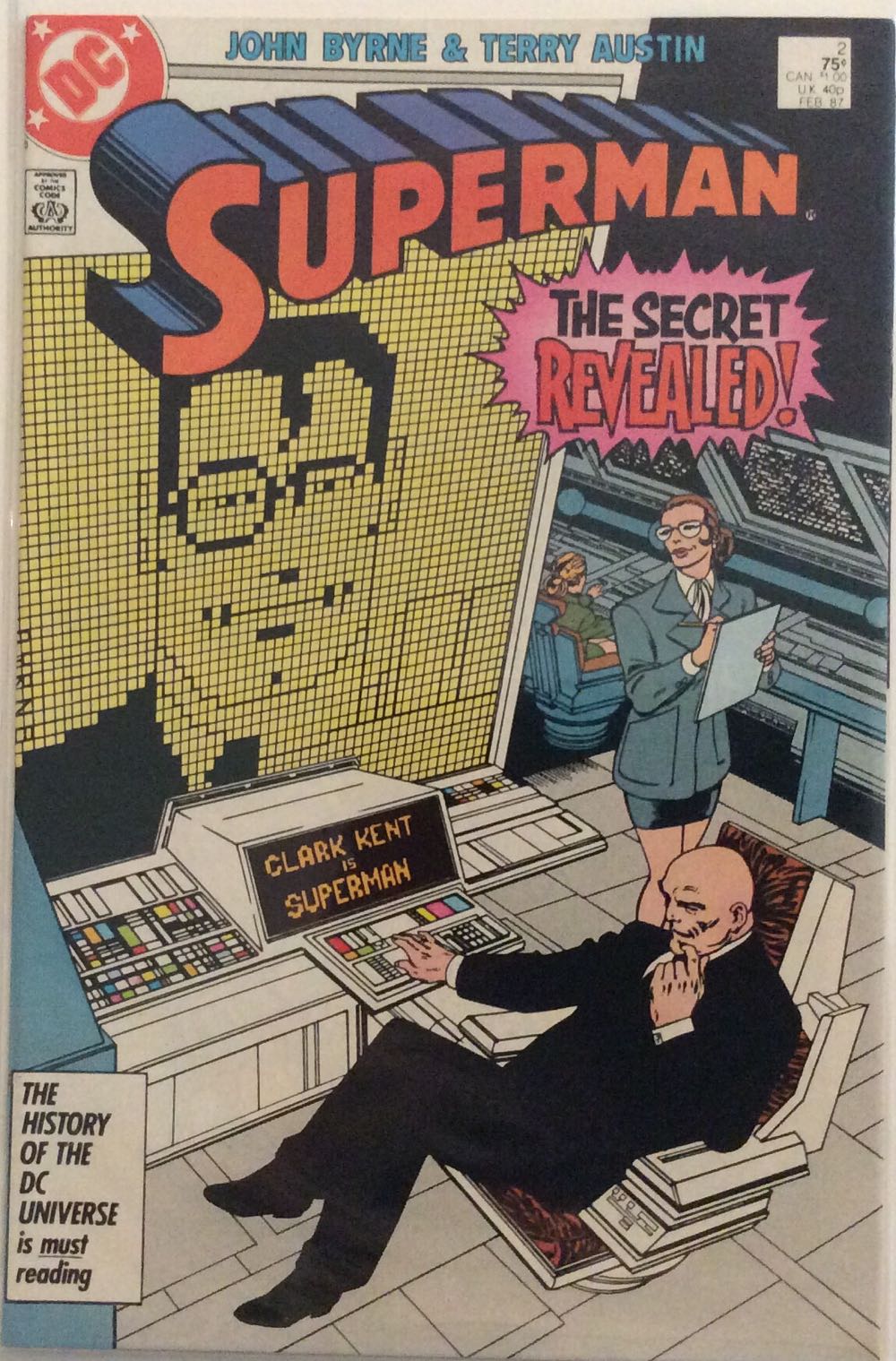 Superman vol. 2 - DC (2 - Feb 1987) comic book collectible [Barcode 070989306752] - Main Image 2