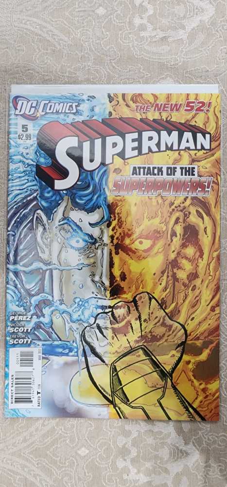 Superman - DC (5 - Mar 2012) comic book collectible [Barcode 761941306278] - Main Image 2