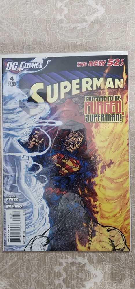 Superman - DC (4 - Feb 2012) comic book collectible [Barcode 761941306278] - Main Image 2