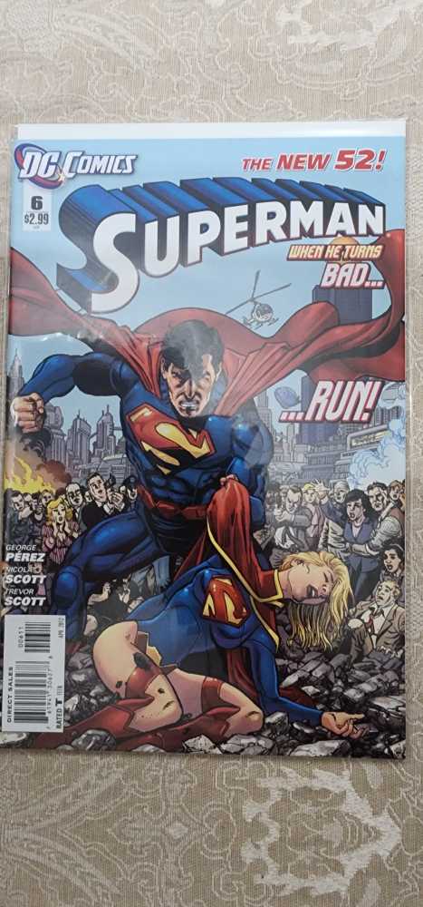 Superman - DC Comics (6 - Apr 2012) comic book collectible [Barcode 761941306278] - Main Image 2