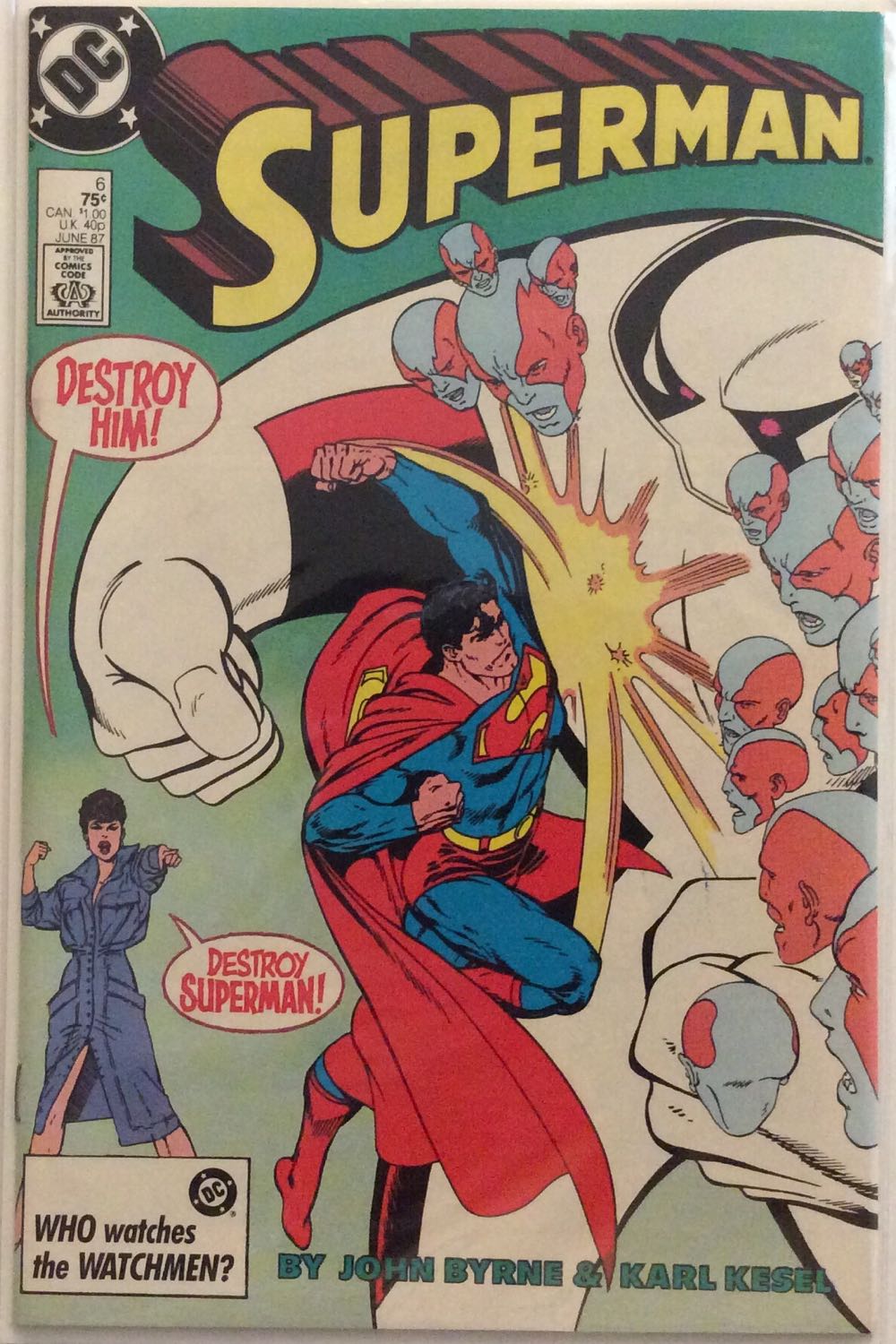Superman - DC Comics (6 - Jun 1987) comic book collectible [Barcode 070989306752] - Main Image 2