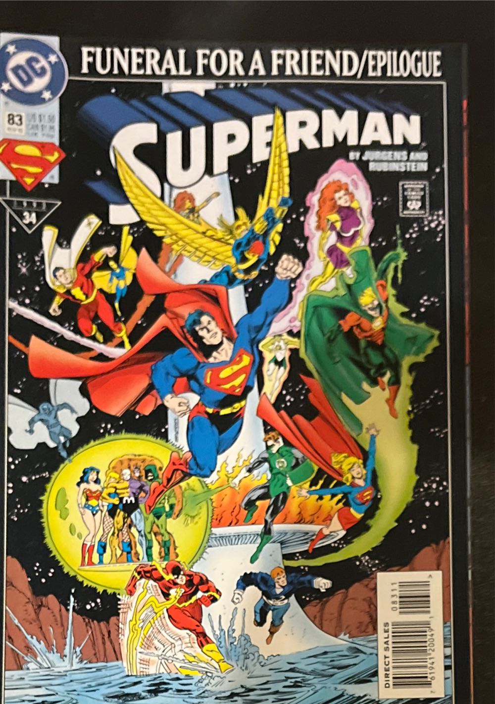 Superman - DC Comics (83 - Nov 1993) comic book collectible [Barcode 761941200491] - Main Image 3