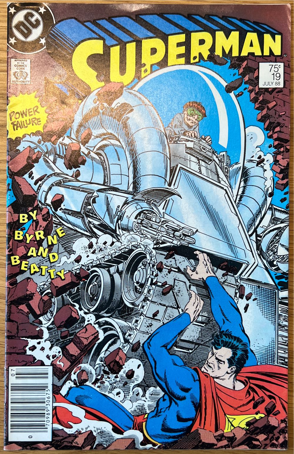 Superman (1987) - DC Comics Inc. (19 - 07/1988) comic book collectible [Barcode 761941200033] - Main Image 2