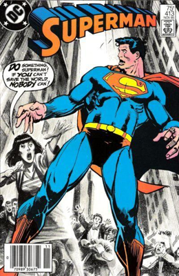 Superman (1939) - DC Comics (413 - Nov 1985) comic book collectible [Barcode 761941200033] - Main Image 1